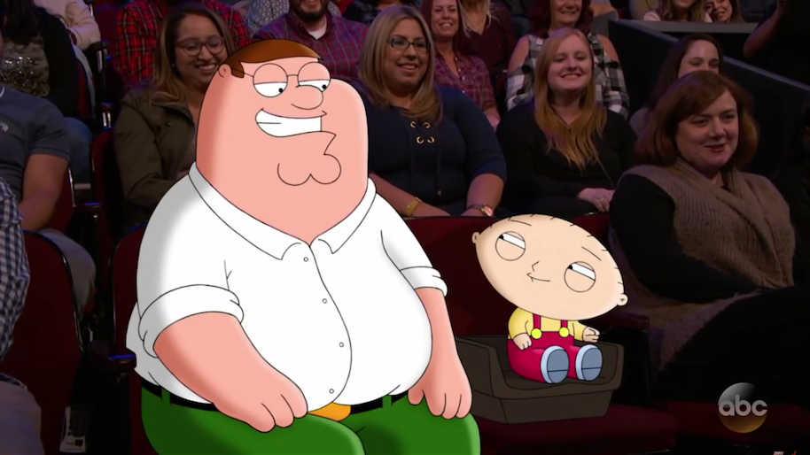 stewie peter jimmy kimmel live 300th episode