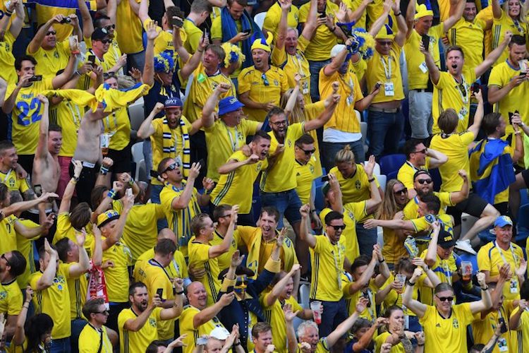 swedish fans wold cup 2018