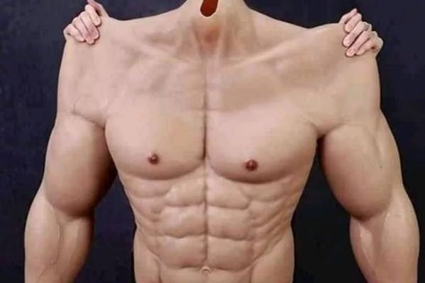Realistic Rubber Muscle Suit Says Skip the Gym and Keep Your Covid Bod