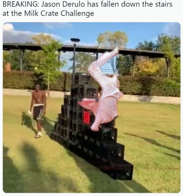 The Funniest Milk Crate Challenge Memes on Twitter