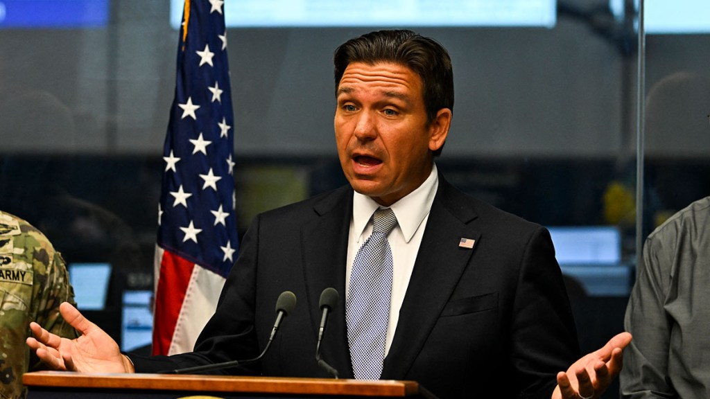 Florida governor Ron DeSantis addresses claims he ignored Vice President Kamala Harris phone calls