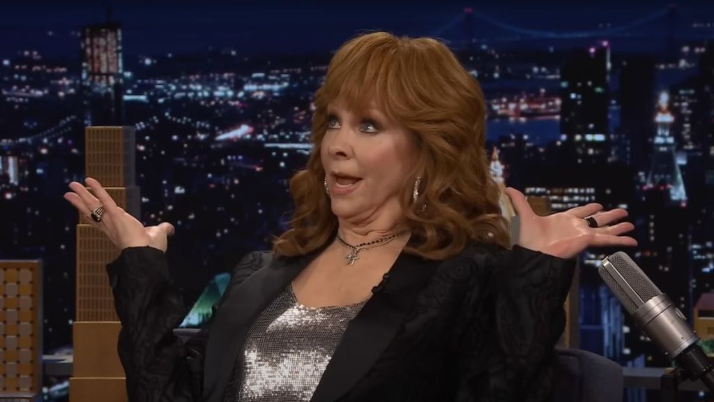 Reba McEntire tripping gummy