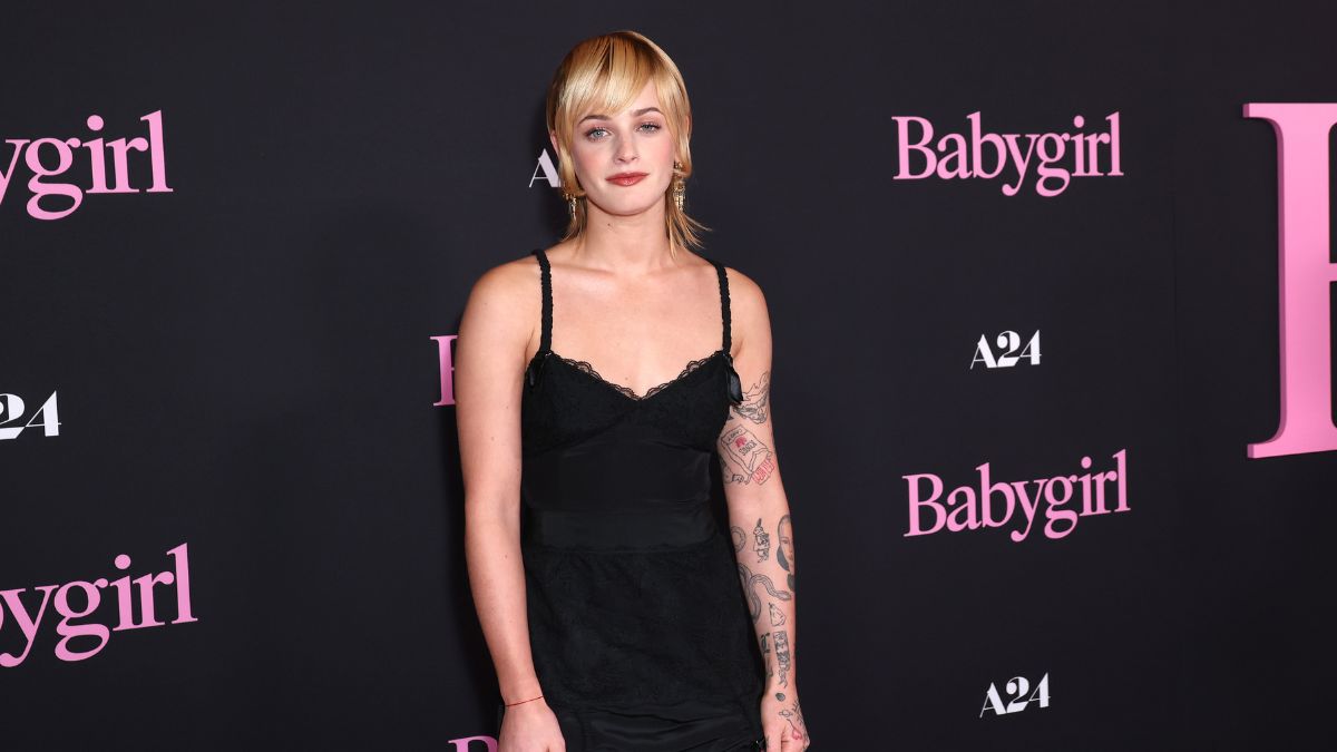 Esther McGregor Flaunts Tattooed Arm in New 'Babygirl' Premiere Photos -  Mandatory, image size:1200x675