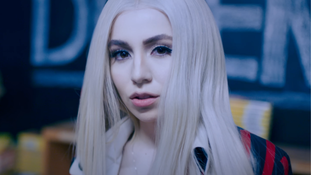 Ava Max Wearing White Two-Piece Bikini Is Hard to Ignore