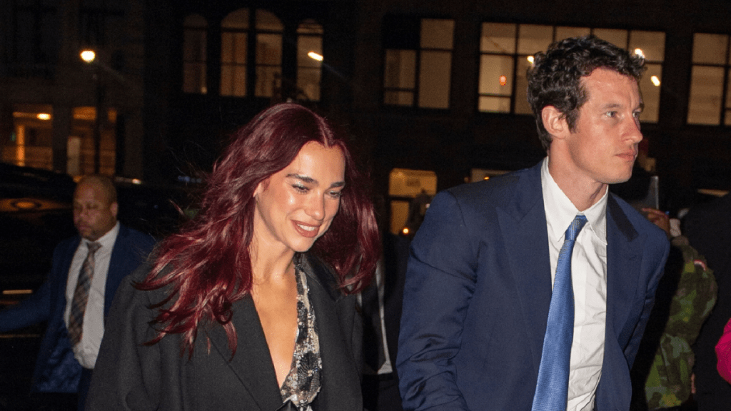 Dua Lipa Callum Turner Engagement Ring Valentines Day