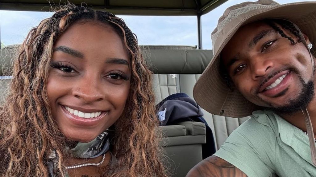 Simone Biles honeymoon photos