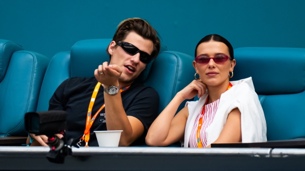 Millie Bobby Brown & Jake Bongiovi Spend Time at Miami Open