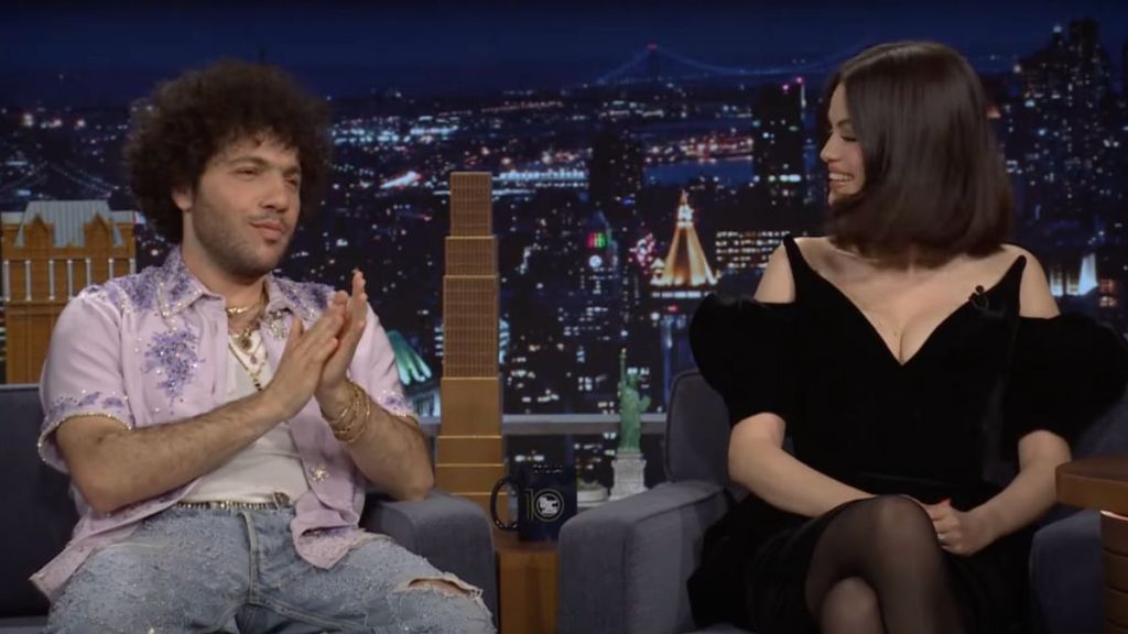 Selena Gomez Benny Blanco proposal engagement Jimmy Fallon show