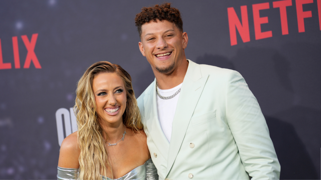 Brittany and Patrick Mahomes