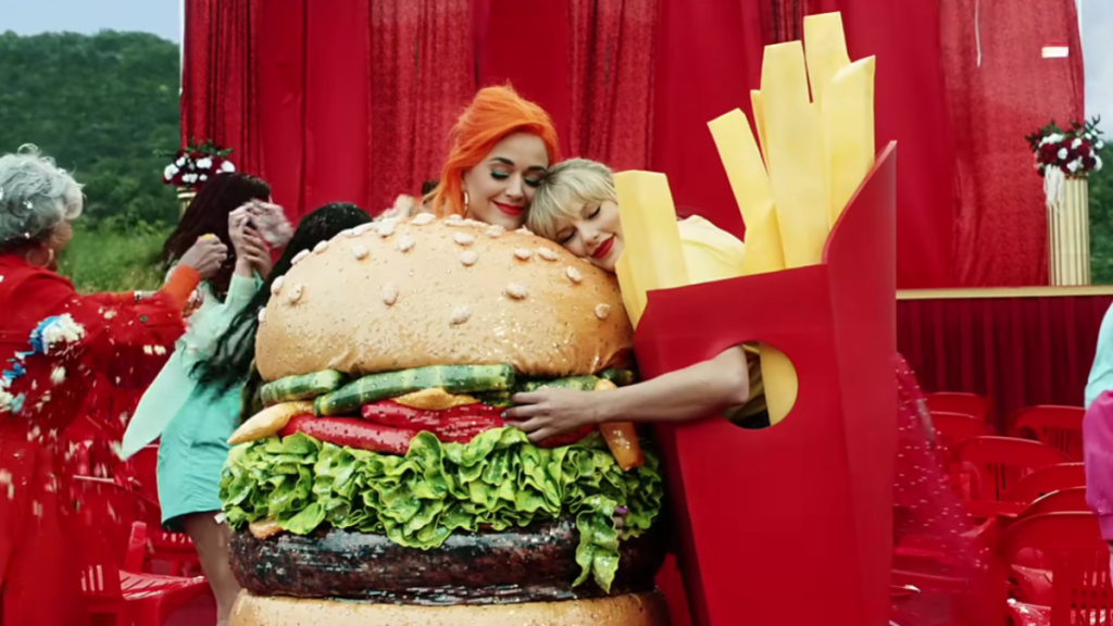 Katy Perry and Taylor Swift