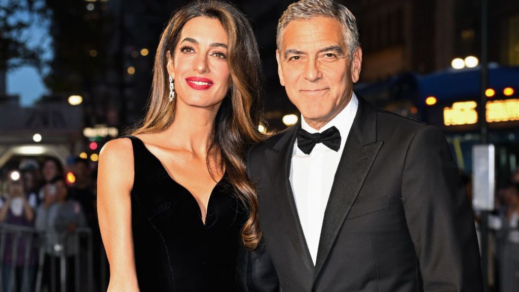 George Clooney new hair color