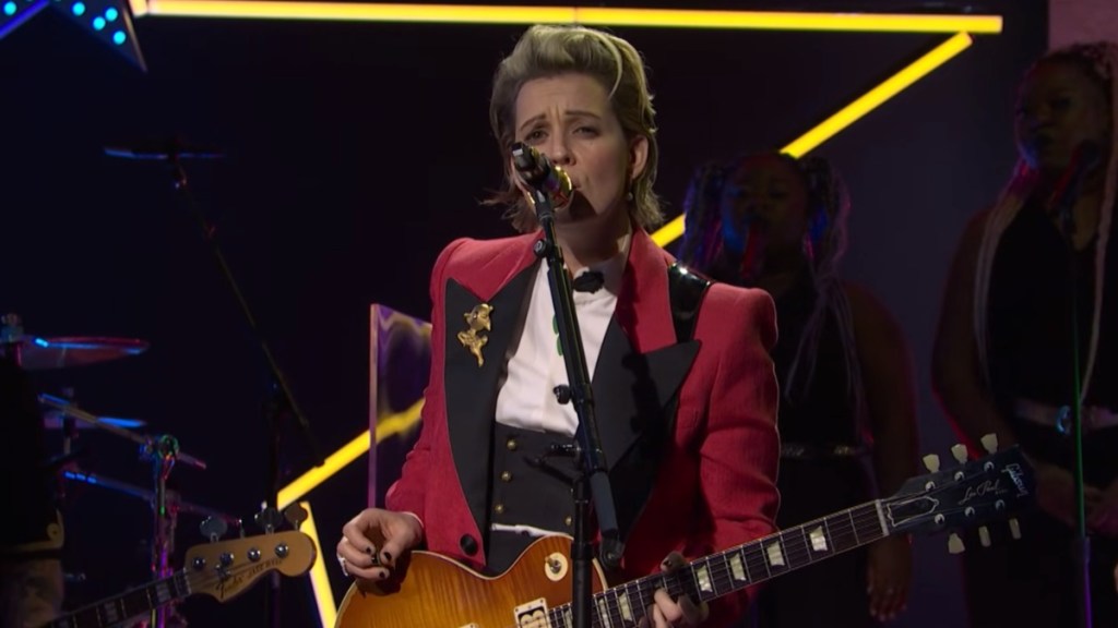 Elton John & Brandi Carlile Perform On SNL