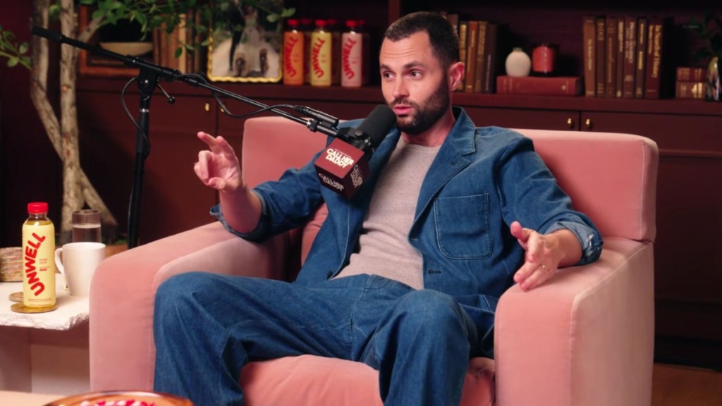 Penn Badgley on Sex Scenes in You: 'I Look in Camera & I Hump My A** Off'