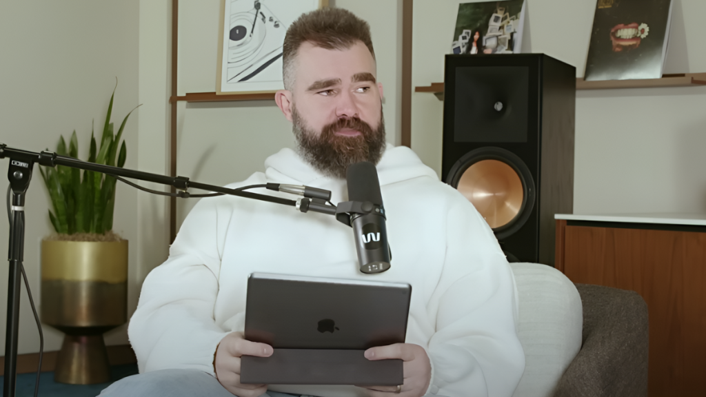 Travis Kelce Virtually Meets Jason & Kylie Kelce's 4th Baby