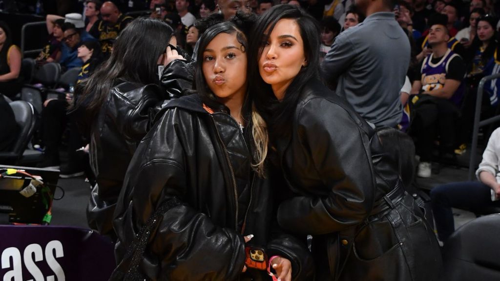 Kim Kardashian North West spa date