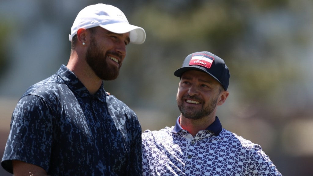 Travis Kelce & Justin Timberlake's Golf Dance Goes Viral