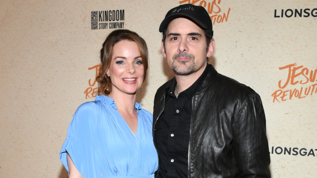 Brad Paisley with his wife Kimberly Williams