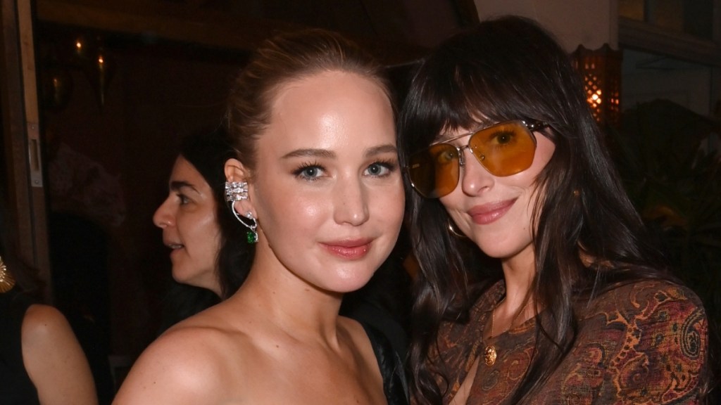 Dakota Johnson & Jennifer Lawrence Spotted Together in NYC