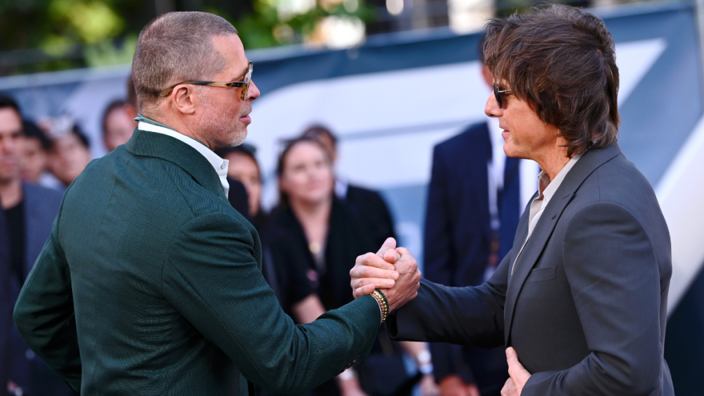 Tom Cruise & Brad Pitt's Reunion at 'F1' Premiere Was 'Choreographed,' Says 'Source'