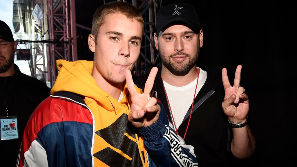 justin bieber scooter braun