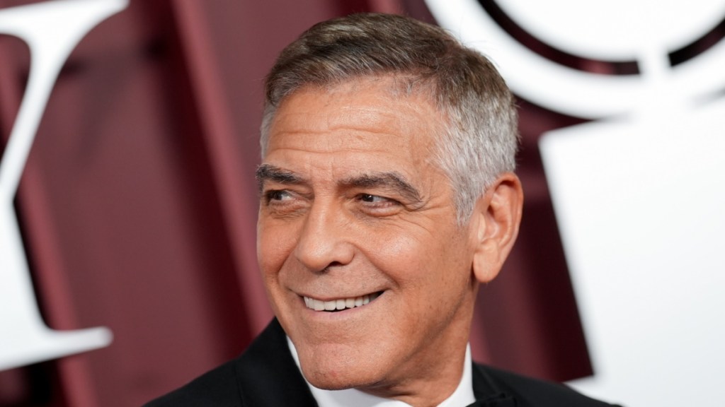 George Clooney Back in Silver Hair at 2025 Tony Awards After Dyeing It Black