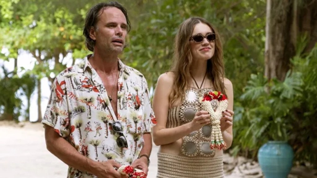 The White Lotus’ Walton Goggins Denies Aimee Lou Wood Feud
