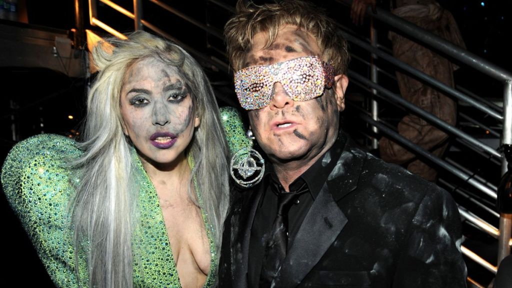 Lady Gaga Elton John Jeff Bezos wedding