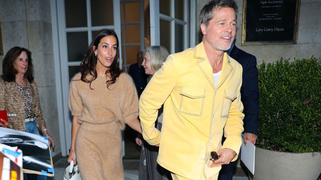 Brad Pitt Ines de Ramon