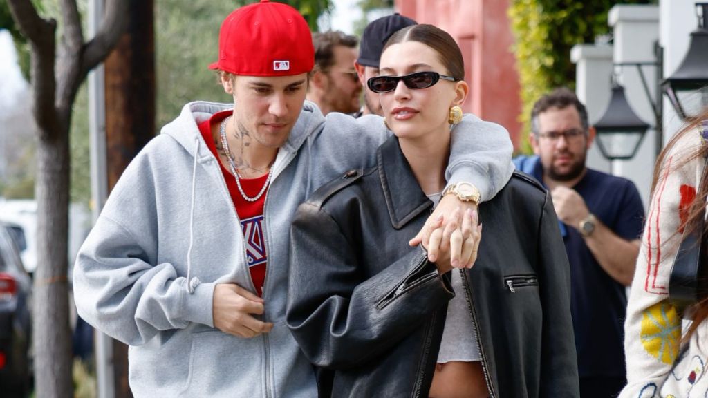 Hailey Bieber mid-nuptial agreement