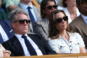 Hugh Grant Spotted Sleeping at Wimbledon Behind Queen Camilla