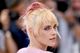 Kristen Stewart Debuts New Hair Color While Walking Her Dog