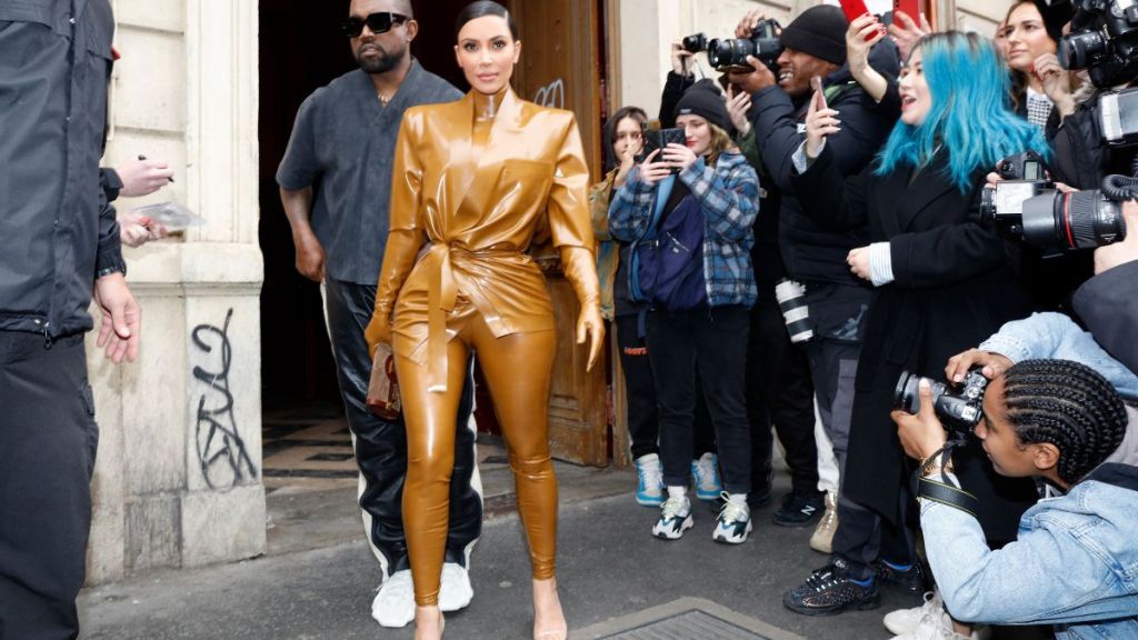 Kanye West Kim Kardashian North West