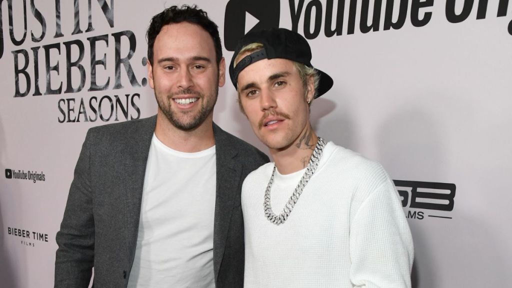Justin Bieber Scooter Braun