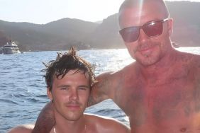 Cruz Beckham Poses in Speedo Alongside Dad David Beckham 