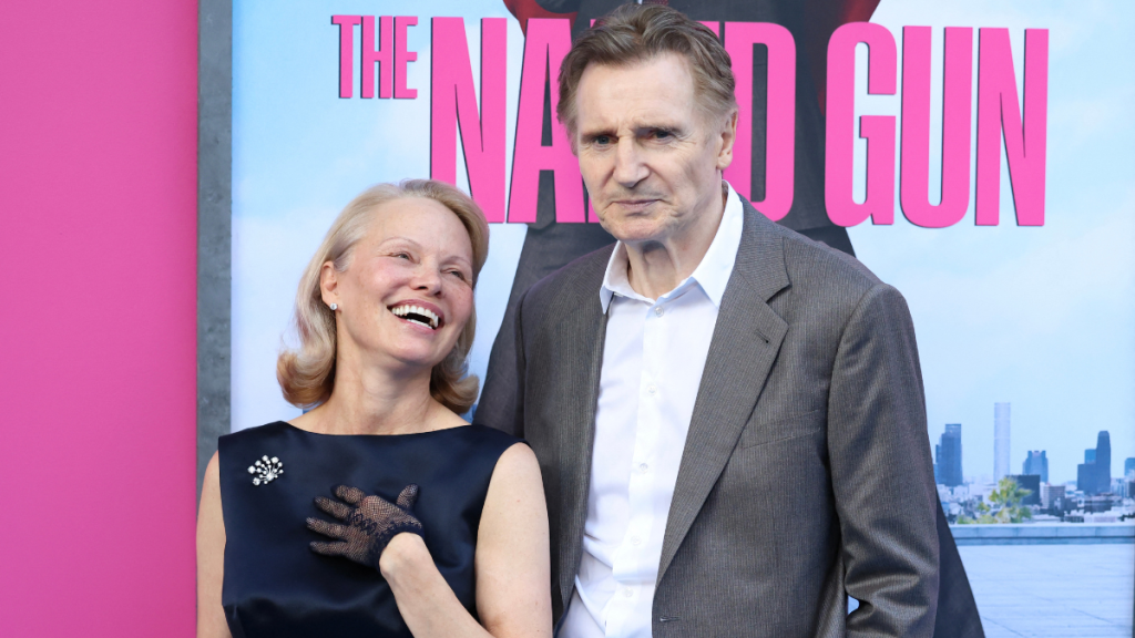 Liam Neeson Talks About 'Strange' Sex Scene With Pamela Anderson