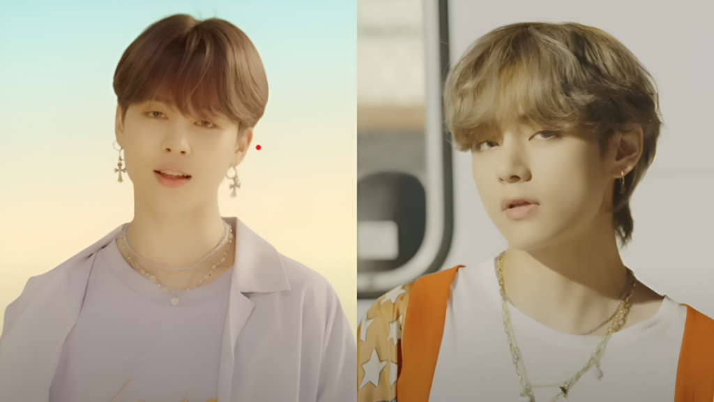 BTS Members V & Jimin Go Shirtless in Beach Video