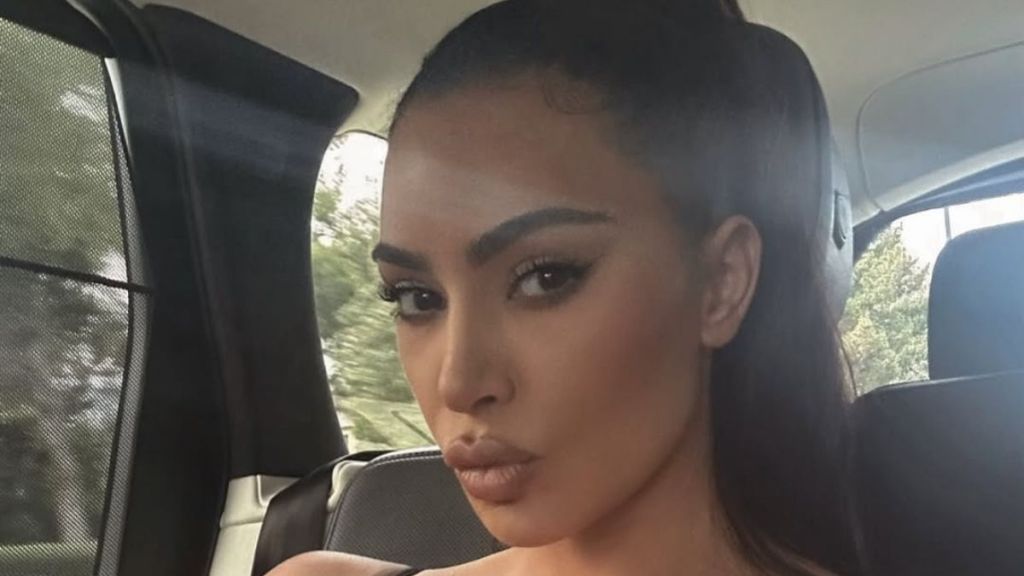 Kim Kardashian Nearly Bares It All Aboard a Flight to Korea