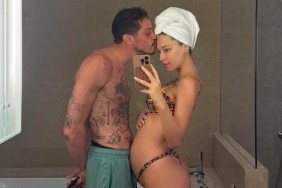 Pete Davidson's Girlfriend Flaunts Baby Bump in Bikini With Him