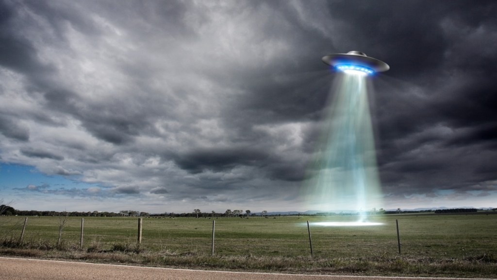 Man Records Possible UFO Sighting While Playing With Dog
