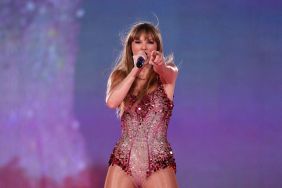 Taylor Swift Appears in Nothing But a Showgirl-Inspired Swimsuit on Album Cover