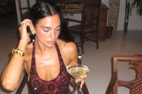 Dua Lipa Goes Braless Under Sheer Birthday Dress in New Photos