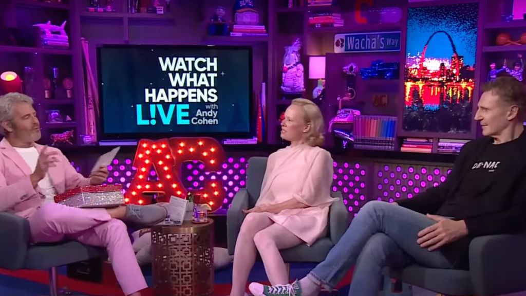 Liam Neeson Worried His Love for Pamela Anderson Is One-Sided, Expert Claims