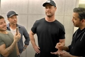 Chris Hemsworth Gets His Hand Stabbed By David Blaine