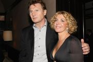 Liam Neeson Talks About 'Falling in Love' With Late Wife