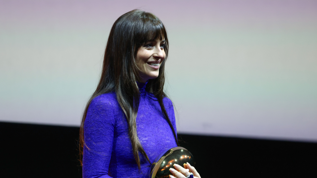 Dakota Johnson's Video in Sheer Gucci Dress Has Fans Asking: 'How Is She Real?'