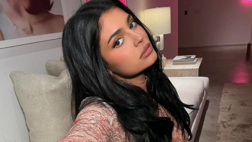 Kylie Jenner 'Looks Like a Living Doll' in Sheer Lacy Bodysuit