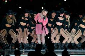 Madonna Heats up Social Media in Bold Sheer Pink Lace Nightgown