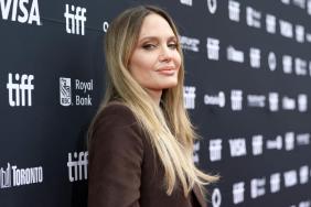 Angelina Jolie Blends Business With Fun in Trench Coat Dress at TIFF