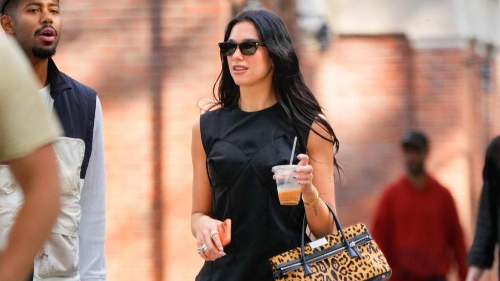 Dua Lipa Models Classic Fall Staples in NYC Outing Photos