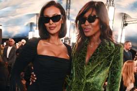 Naomi Campbell Dominates Burberry Show in Velvet Suit With Floral Motifs